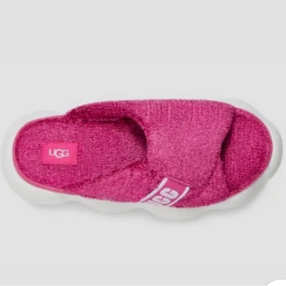 UGG Sugarcloud Slides in “ Dragon Fruit “ Fuchsia Pink Woman’s 10 | New No Box - Picture 10 of 16